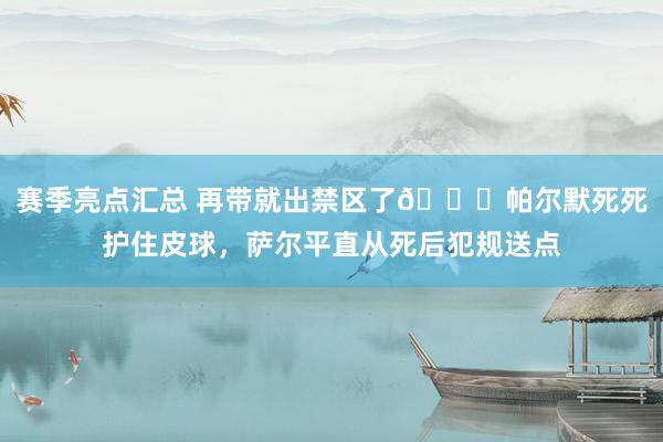 赛季亮点汇总 再带就出禁区了😂帕尔默死死护住皮球，萨尔平直从死后犯规送点